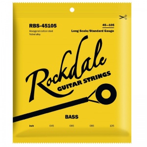ROCKDALE RBS-45105 Струны для бас-гитары с шестигранным сердечником и никелевым покрытием.