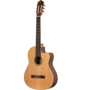 Ortega RCE131 Family Series Pro Классическая гитара со звукоснимателем, размер 4/4, матовая