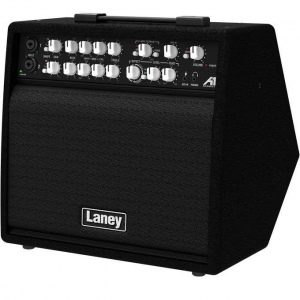 Laney A1+ комбоусилитель акустических инструментов 80 Вт, 8” Bass Driver+1” Dome tweeter, 3 канала, 
