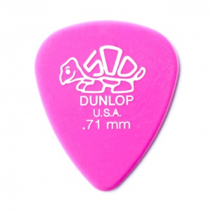 Dunlop 41R.71 медиатор Delrin 500, толщина 0,71мм