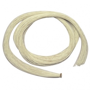 HHB-23A/WH Волос конский отборный для смычка 4/4-1/8, белый, длина - 76 см