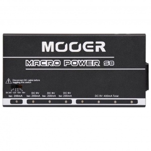 Mooer Macro Power S8 Блок питания на 8 эффектов (9В), 1.2А