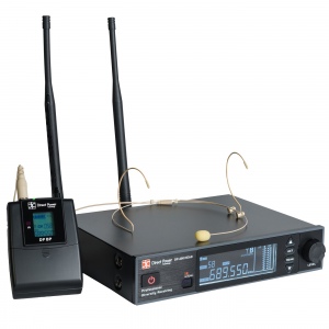DP-200 HEAD Радиосистема с поясным передатчиком, головным микрофоном и ЖК-дисплеем
