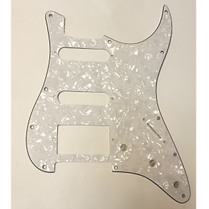 Donlis ST-SSH-PWH пластиковый 3-слойный пикгард для электрогитары "Stratocaster"