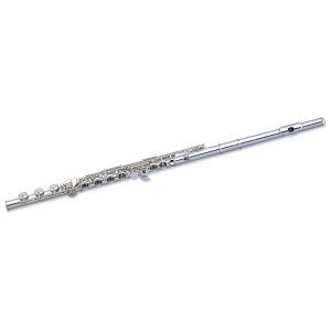 Pearl Flute Quantz PF-F525RBE флейта, не в линию, с резонаторами, Ми-мех, губки и райзер серебро