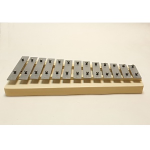 TAM-TAM L13F - Металлофон (Glockenspiel) Диатонический, 13 нот, (425*196мм), серебристые пластины
