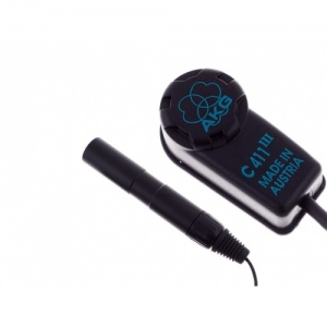 AKG C411PP микрофон для струнных инструментов, крепится к поверхности на `жидкой резине`, XLR-разъём