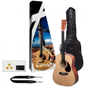 TENSON D1-NT Player Pack гитара, чехол, ремень, тюнер, медиаторы. F502210