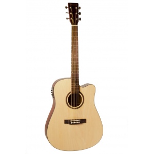 Beaumont DG80CE/NA электроакустическая гитара с вырезом.