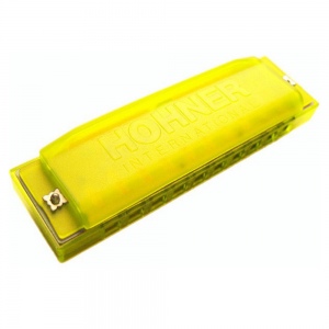 Hohner M5151 Happy Color Yellow Губная гармошка Hohner. 20 нот, язычки - латунь 0,9мм