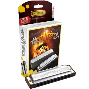 Hohner M57203X Hot Metal D Box губная гармошка