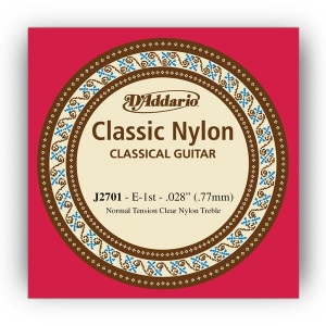 D'Addario J2701 Classical Отдельная 1-ая струна для классической гитары