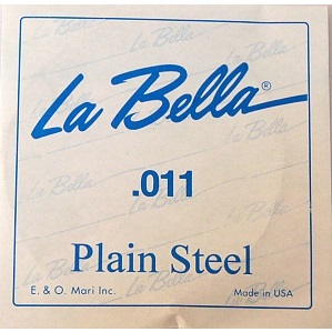 La Bella PS 011 Отдельная струна без оплетки диаметром 0,011.