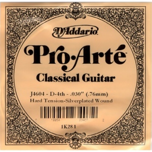 D`ADDARIO J4604 Pro-Arte отдельная 4я струна для классической гитары