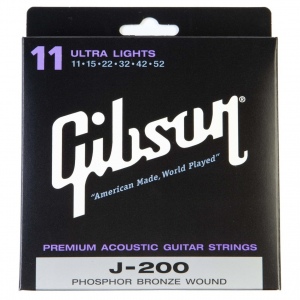 GIBSON SAG-J200UL струны для акустической гитары