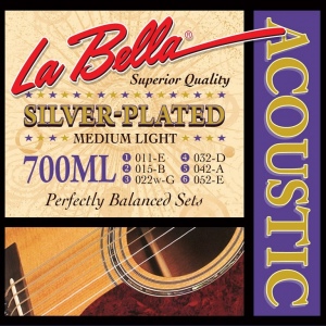 La Bella 700ML струны 11-52 Silver Plated