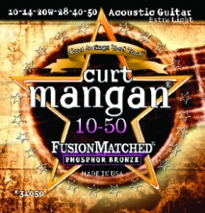 CURT MANGAN 10-50 Phosphor Bronze Extra Light Set струны для акустической гитары