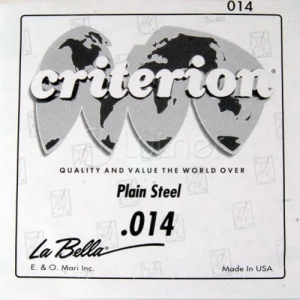 La Bella CPS014 Отдельная струна диаметр 0,014, сталь, США