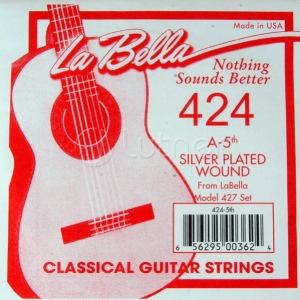 La Bella 424 Отдельная струна №5 из нейлоновой нити