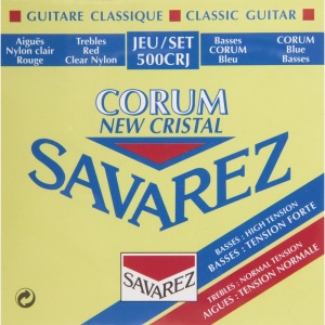 Savarez 500CRJ Corum New Cristal Red\blue medium-hight tension струны