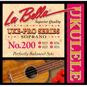 La Bella 200 Uke-Pro Комплект струн для укулеле сопрано