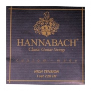 Hannabach 728HT Custom Made Blue Комплект струн для классической гитары.