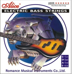 Alice A606(4)-L струны для 4х струнной бас-гитары, 40-95.
