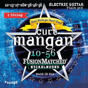 CURT MANGAN 10-56 Nickel Wound (7-String) Set струны для электрогитары