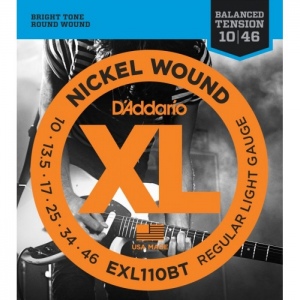 D`ADDARIO EXL110BT NICKEL WOUND Комплект струн для электрогитары 10-46