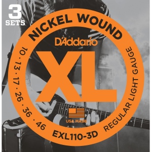 D`ADDARIO EXL110-3D  струны для электрогитары