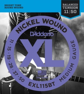 D`ADDARIO EXL115BT Nickel Wound Комплект струн для электрогитары, сбалансированное натяжение, Medium