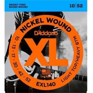 D`ADDARIO EXL140XL NICKEL WOUND Струны для электро-гитары Light Top/Heavy Bottom 10-52