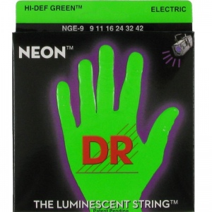 DR NGE-9 NEON HiDef Green струны электрических гит