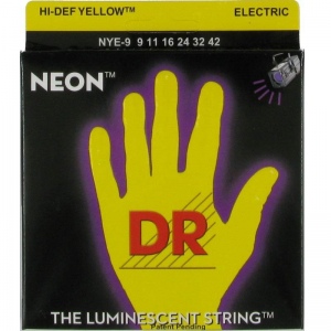 DR NYE-9 NEON HiDef Yellow струны электрических гитар
