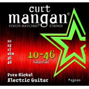 CURT MANGAN 10-46 Pure Nickel Wound Set струны для электрогитары