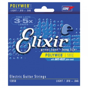 Elixir 12050 POLYWEB Комплект струн для электрогитары 10-46