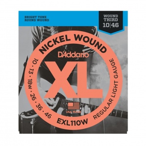 D`ADDARIO EXL110W XL NICKEL WOUND Струны для электрогитары Regular Light Wound 3rd 10-46