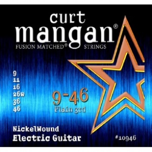 CURT MANGAN 9-46 Nickel Wound Set струны для электрогитары