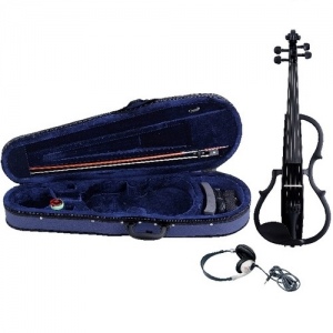 GEWA E-Violinen электроскрипка в комплекте (черный лак)