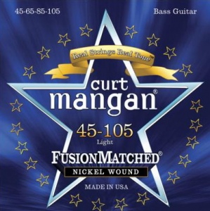 CURT MANGAN 45-105 Nickel Wound Light Bass Set струны для бас-гитары