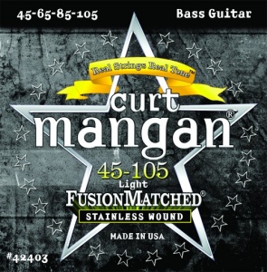 CURT MANGAN 45-105 Stainless Wound Light Set струны для басгитары