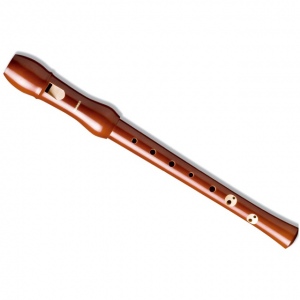 Hohner B9550 Блок-флейта сопрано, материал - темно-лакированное грушевое дерево, 2 части, барочная 