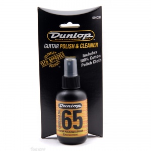 DUNLOP 654C Formula No. 65 & Polish Cloth Combo средство для очистки гитар+салфетка