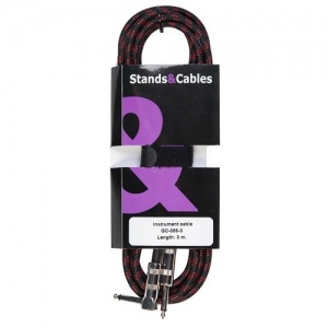 STANDS & CABLES GC-056-3 Инструментальный кабель в тканевой оплетке