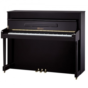 Weber W114 пианино черное, полированное. 114см