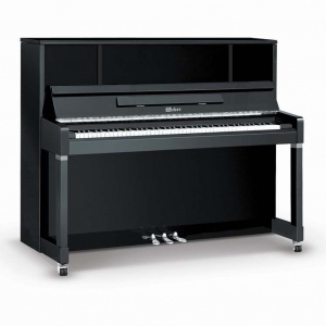 Weber W121 пианино черное, полированное 121см