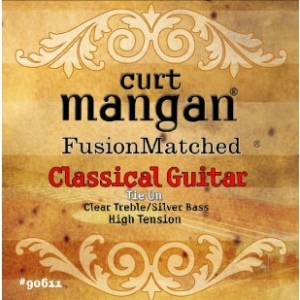 CURT MANGAN Classical Clear/Silver High Tension струны для классической гитары