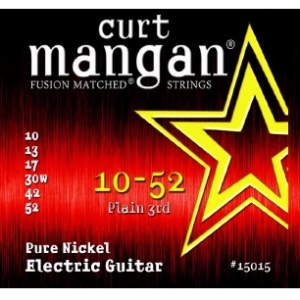 CURT MANGAN 10-52 Pure Nickel Wound Set струны для электрогитары