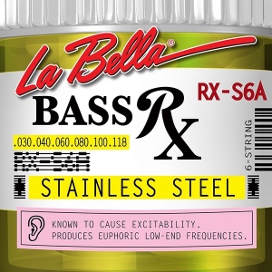 La Bella RX-S6A RX струны для 6-ти струнной бас-гитары