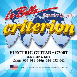 La Bella C200T Criterion Light  Комплект струн для электро-гитары 09-42